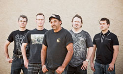 <strong><em>From left to right:</em></strong> Dan, David, Ranj, Chris, and Bojan
